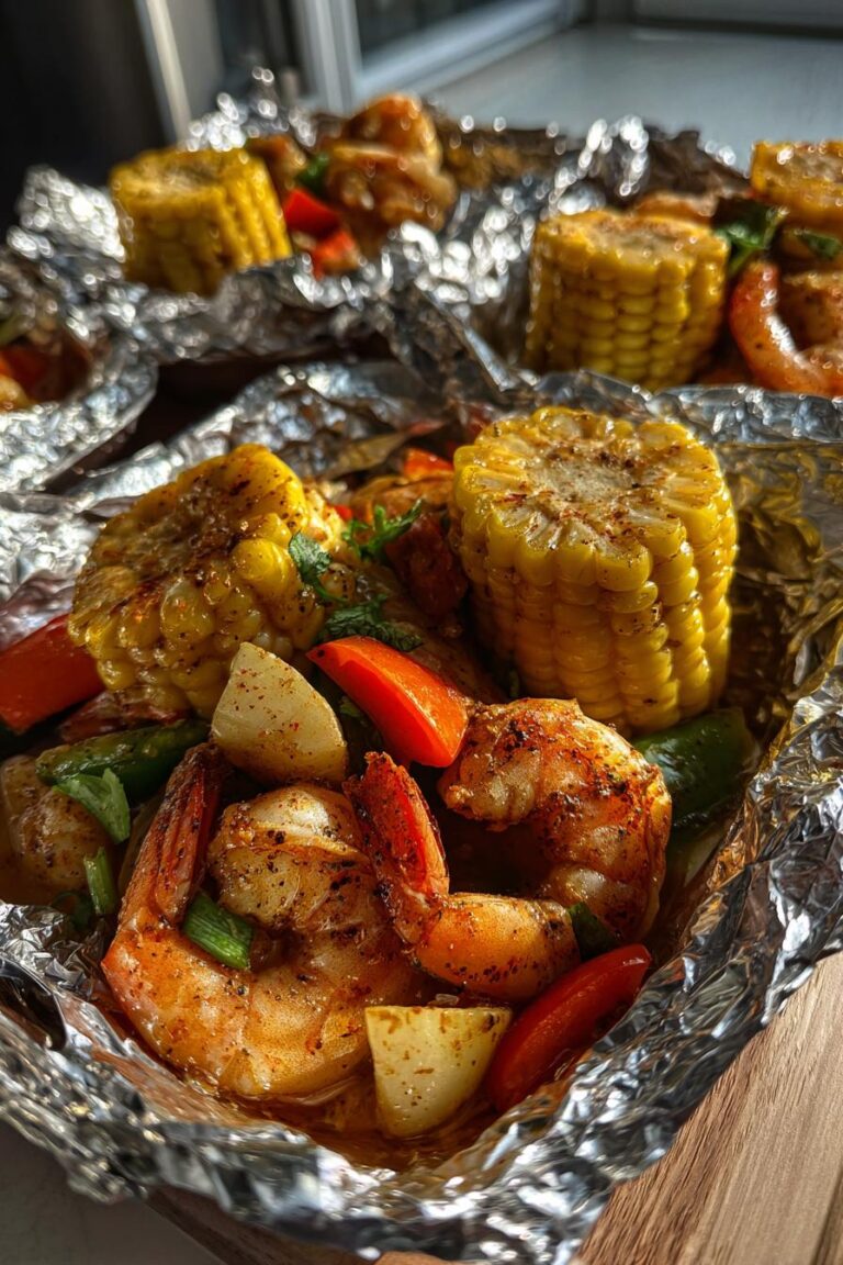 shrimp boil foil packets recipe