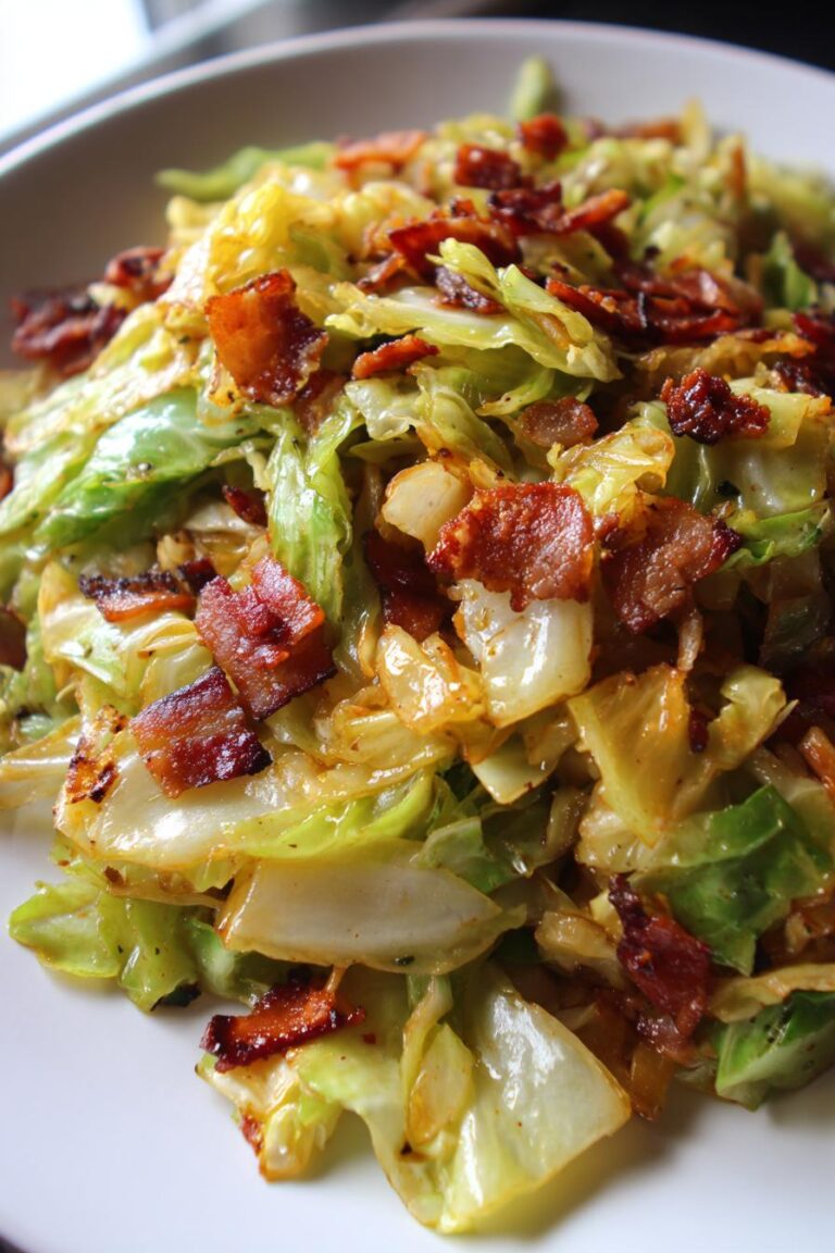 southern fried cabbage with bacon recipe