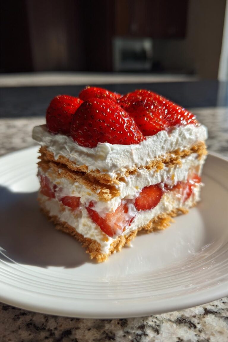 strawberry shortcake icebox cake recipe