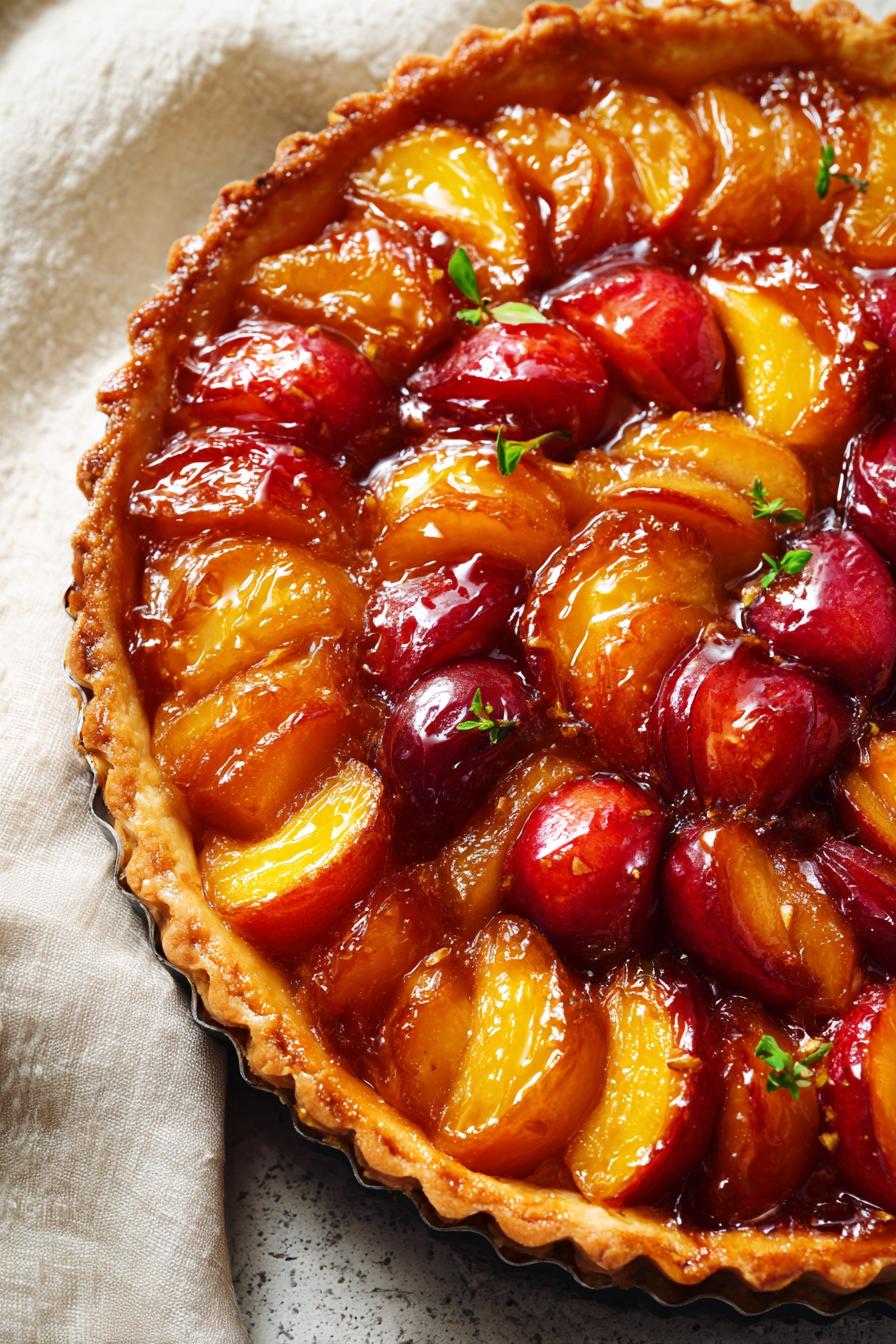 upside down puff pastry tart recipe