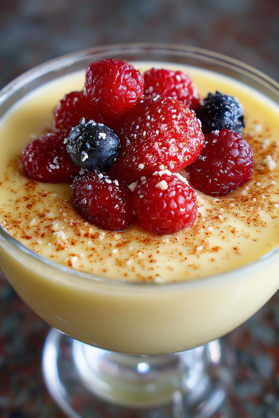 vanilla custard dessert recipe