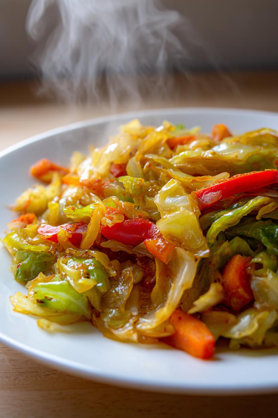 vegan cabbage stir fry recipe