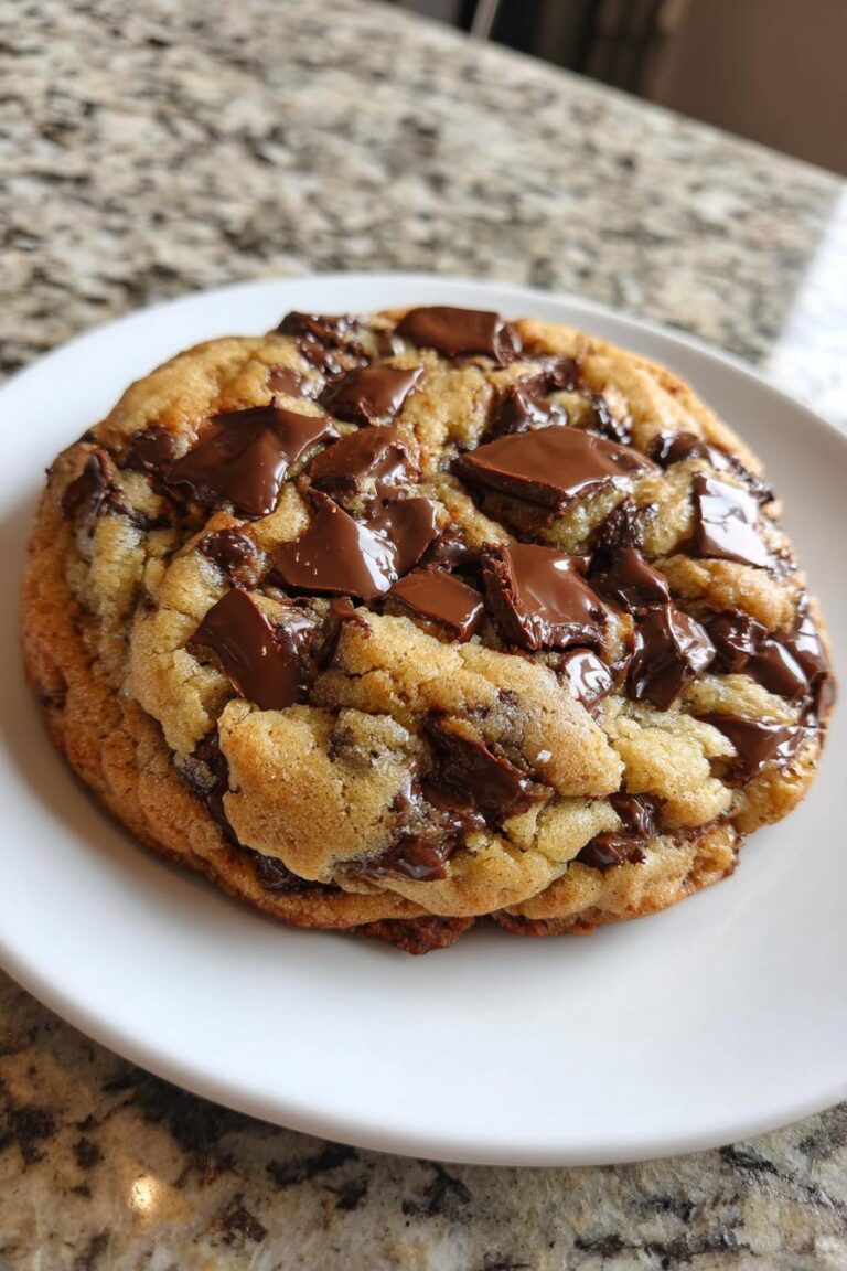 Bakery Style Giant Chocolate Chip Cookies