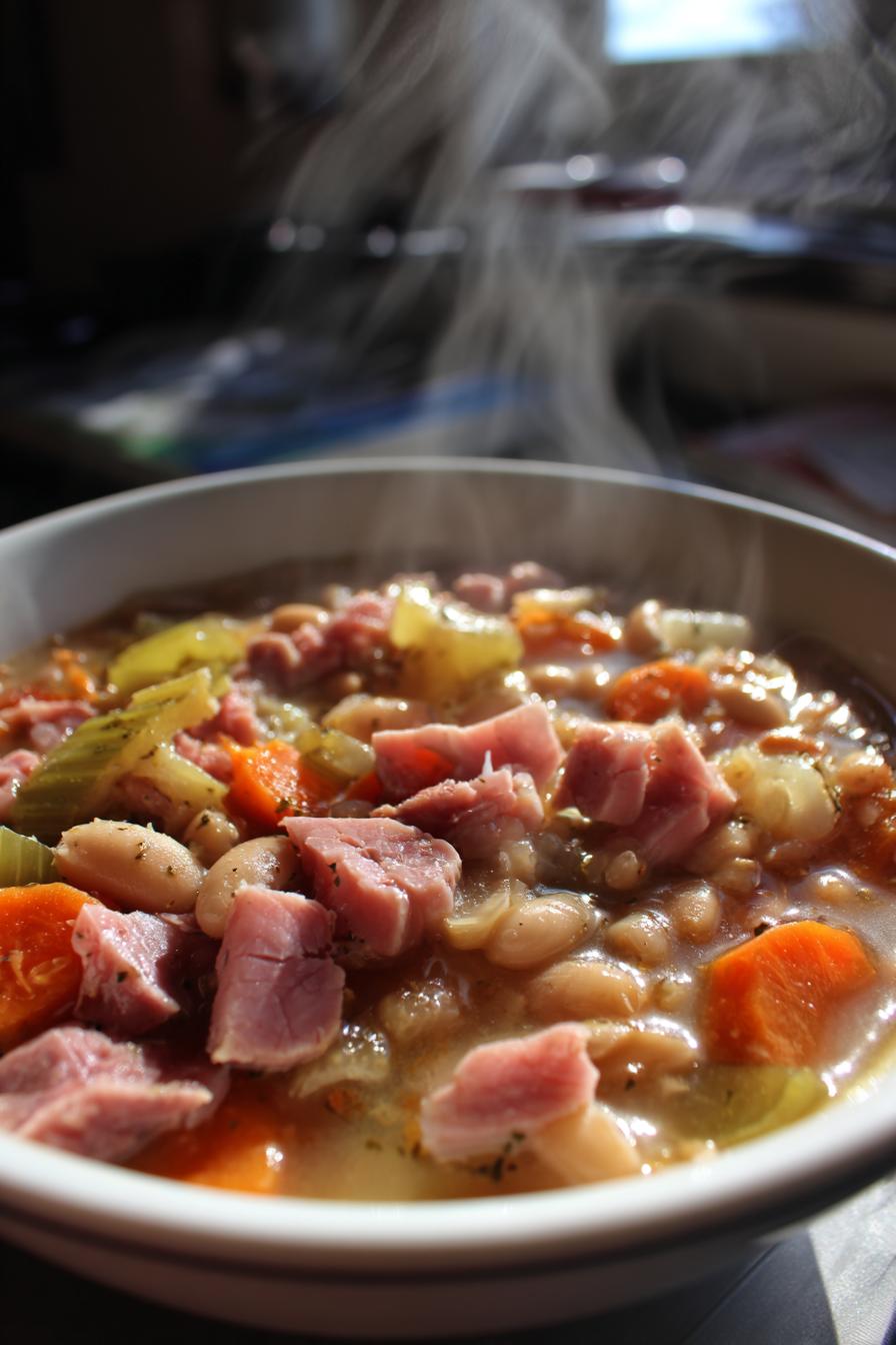 Budget Friendly Ham and Bean Soup