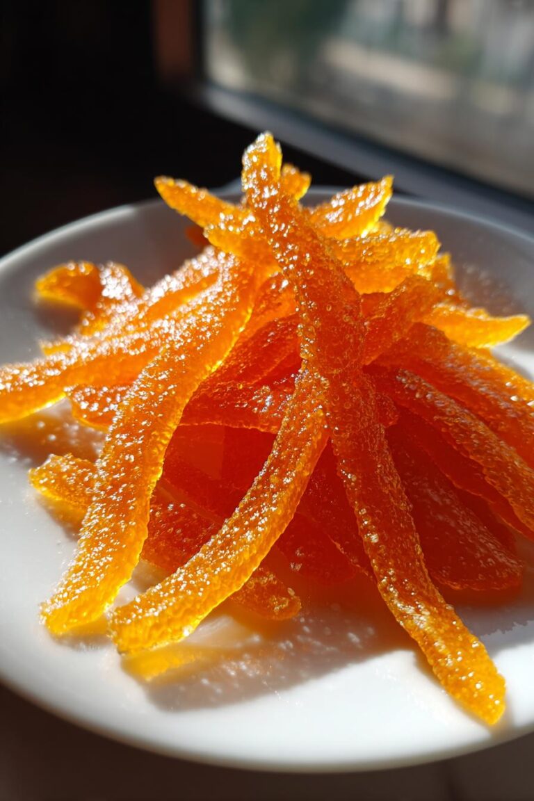 Candied Orange Peel Without Corn Syrup