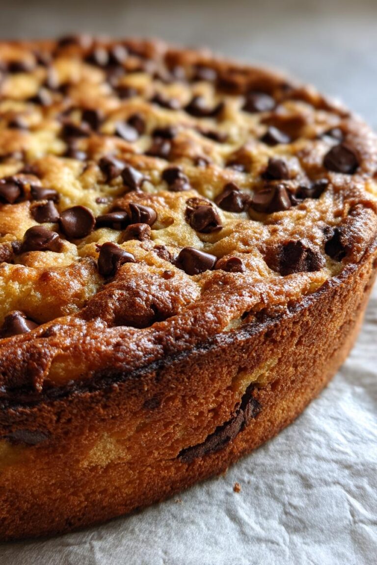 Chocolate Chip Cookie Cake