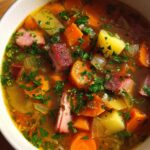 Classic Soup with Ham Bone