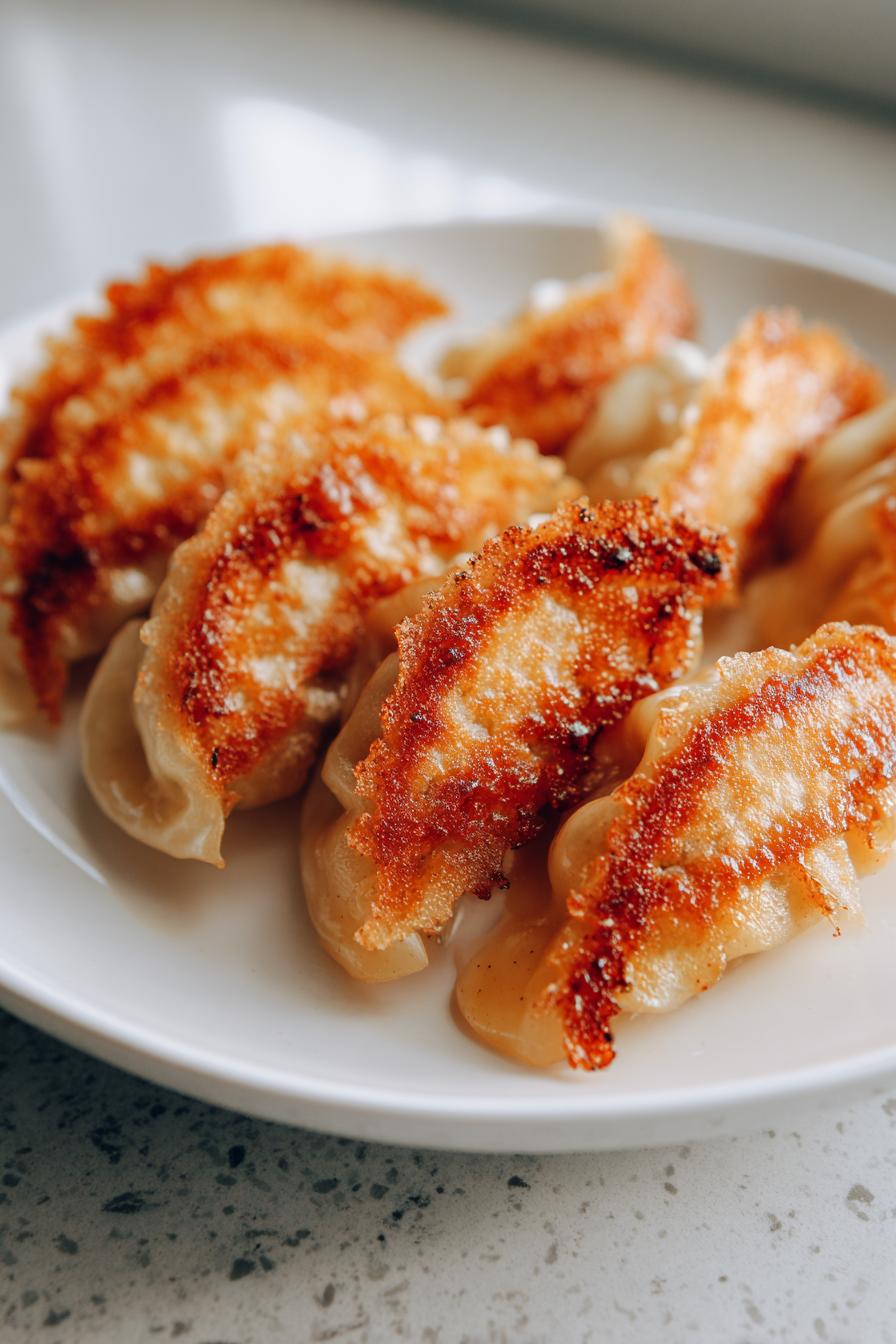 Crispy Pan Fried Dumplings