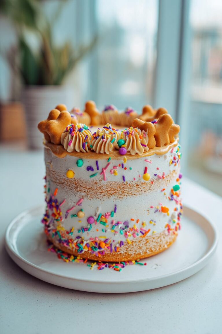 Dog Birthday Cake at Home