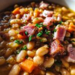 Ham and Bean Soup with Leftover Ham