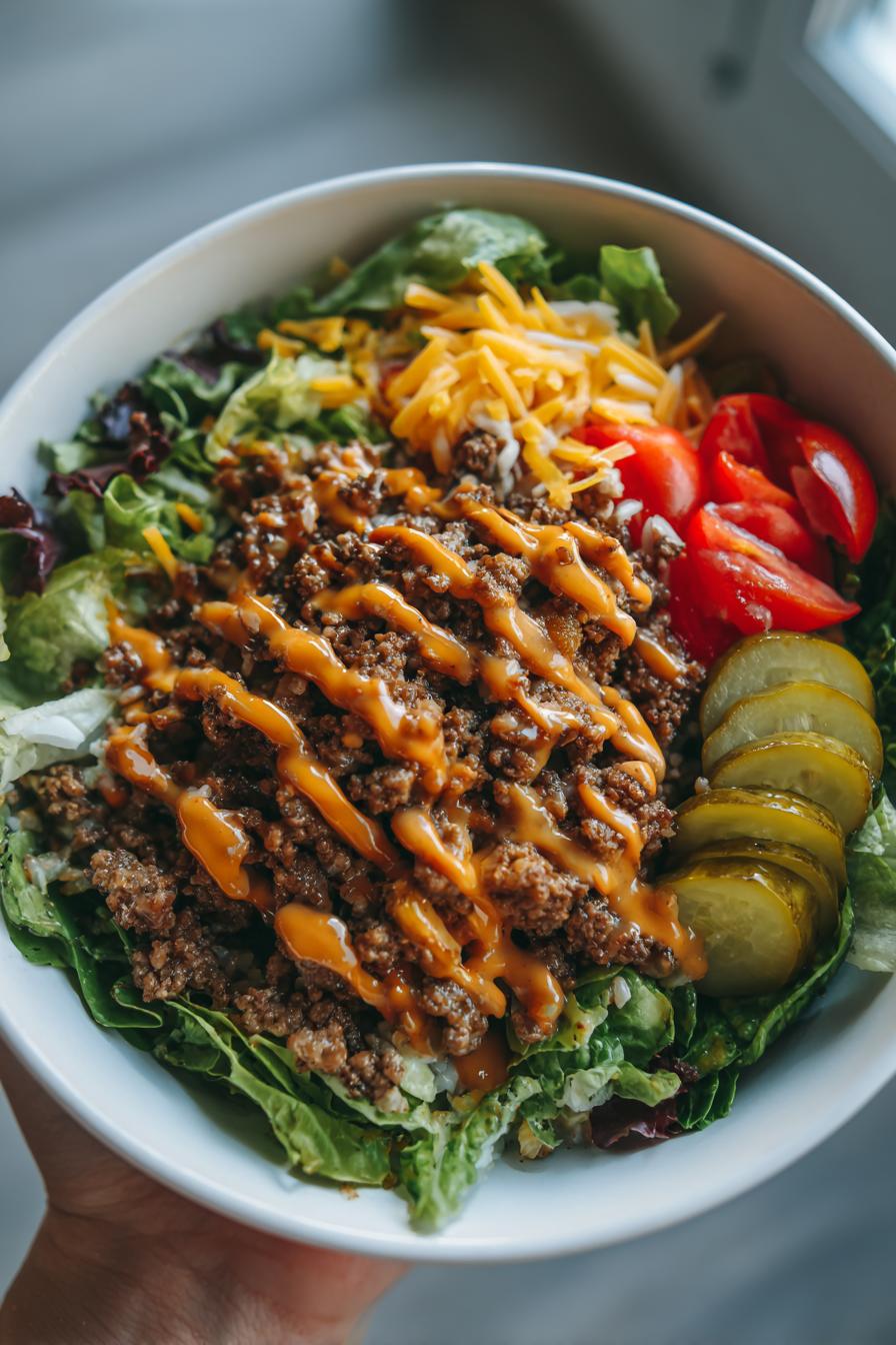 Healthy Animal Style Burger Bowls
