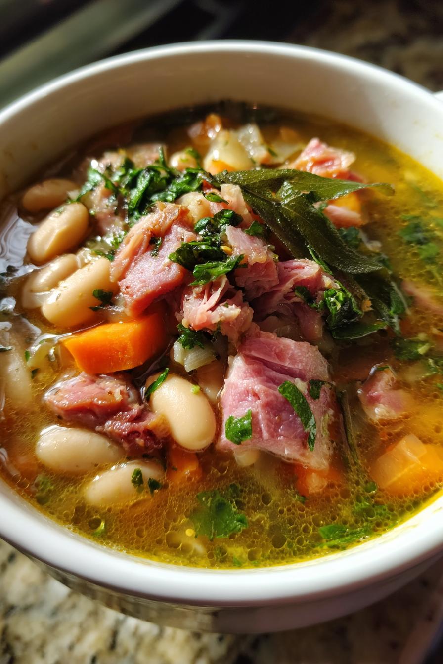 Hearty Ham and Bean Soup