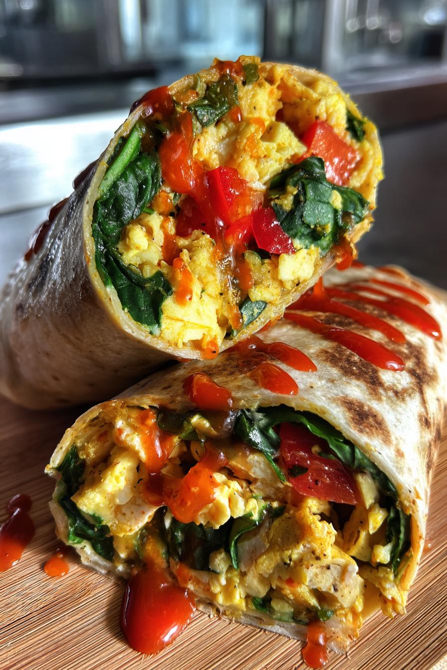 High Protein Breakfast Wrap