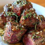 High-Protein Garlic Butter Steak Bites