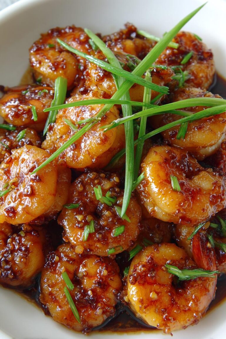 High-Protein Honey Garlic Shrimp