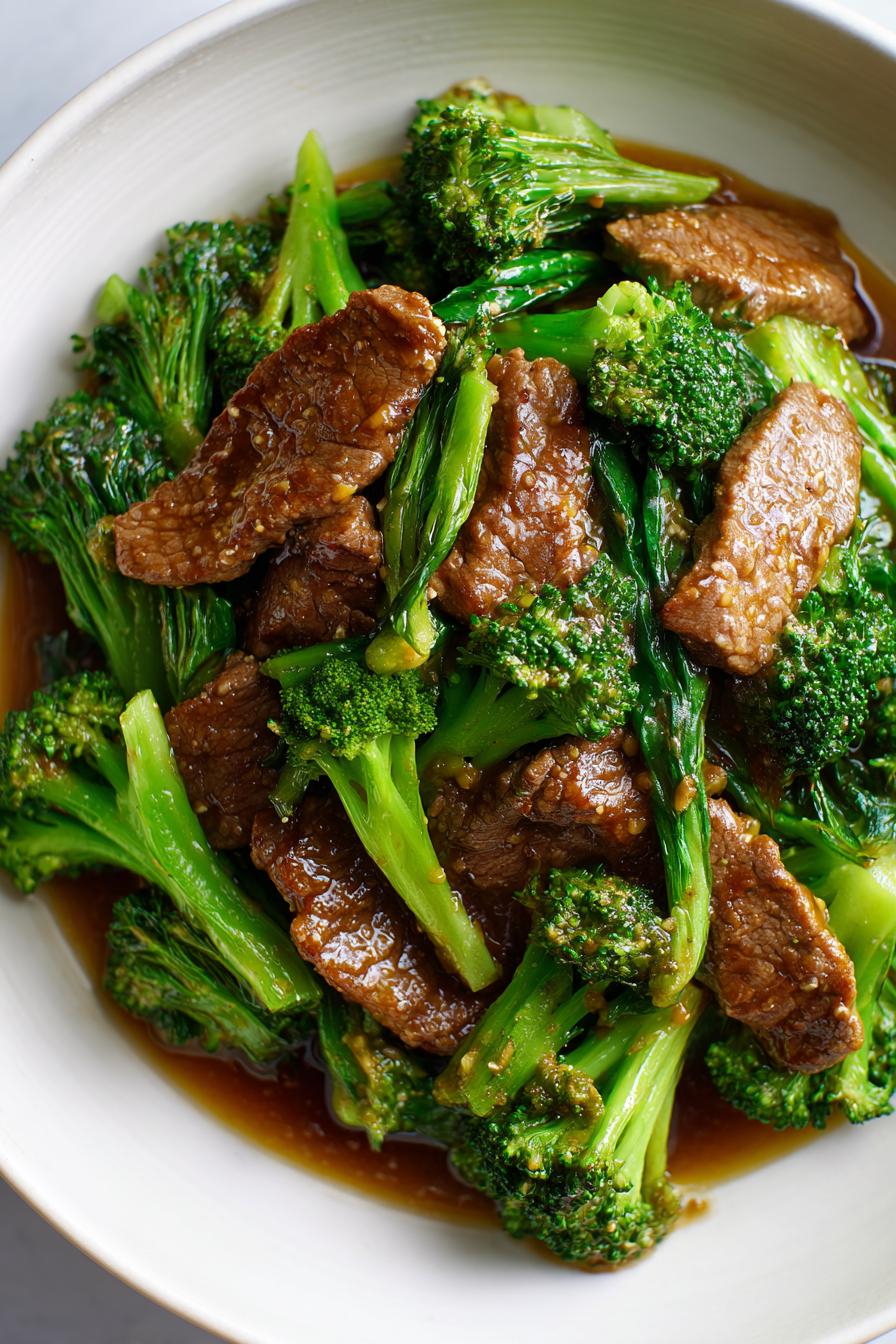 Honey Garlic Steak and Broccoli Stir Fry
