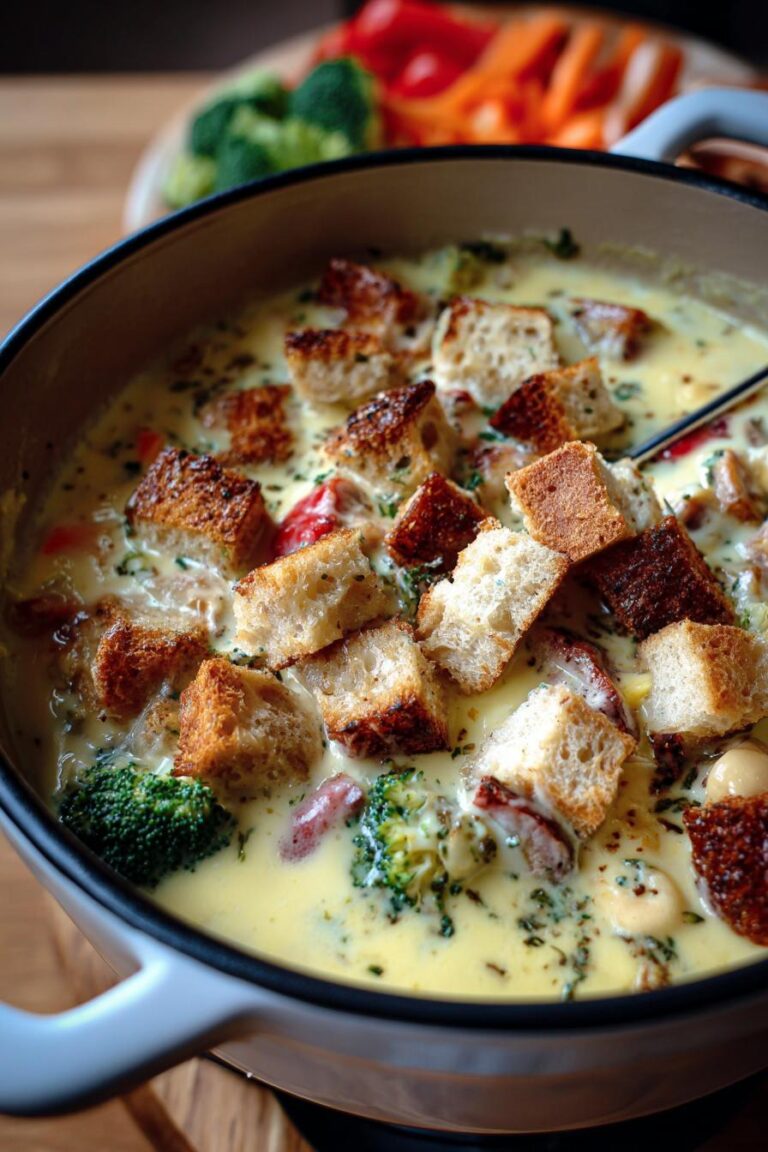 Luxury Cheese Fondue Recipe