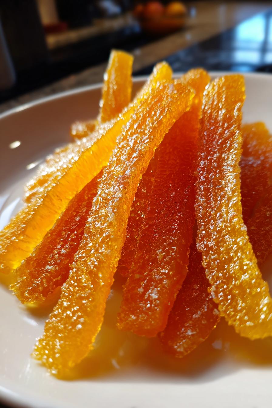 Old Fashioned Candied Orange Peel