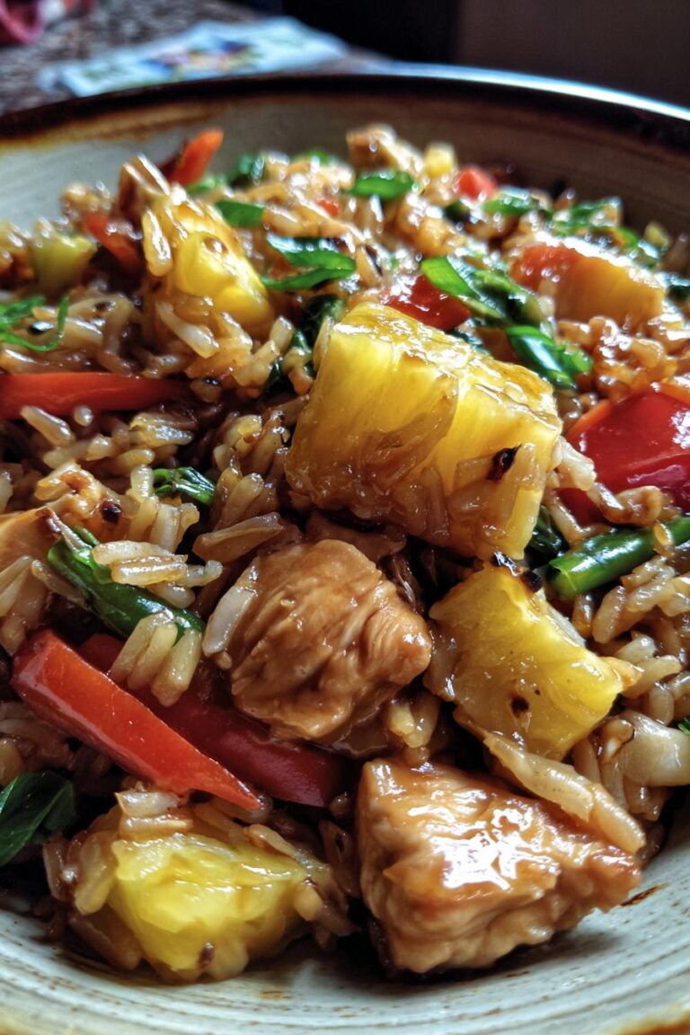 Pineapple Express Chicken and Fried Rice