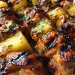 Teriyaki Chicken and Pineapple Kabobs