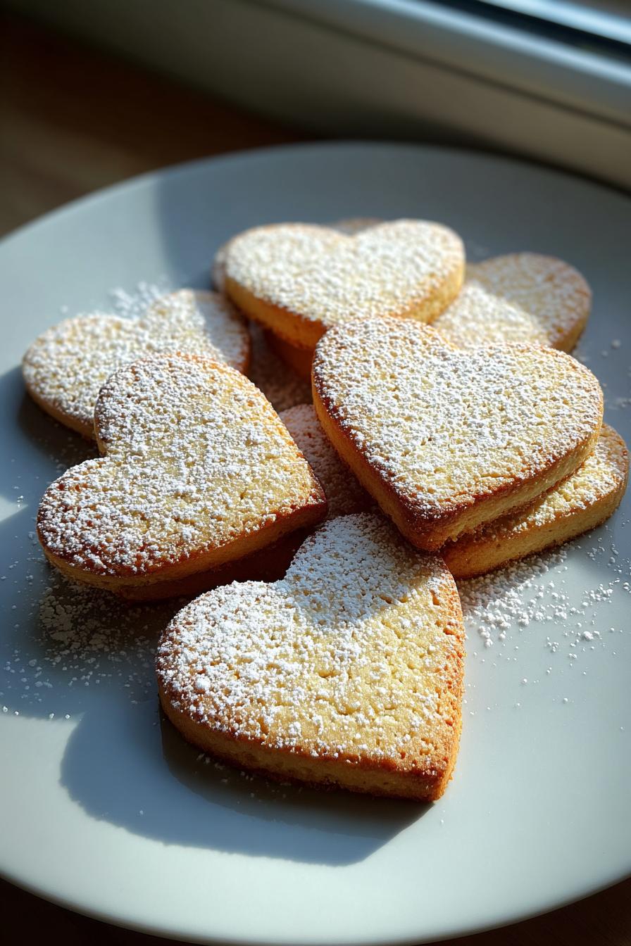 dairy-free heart cookies