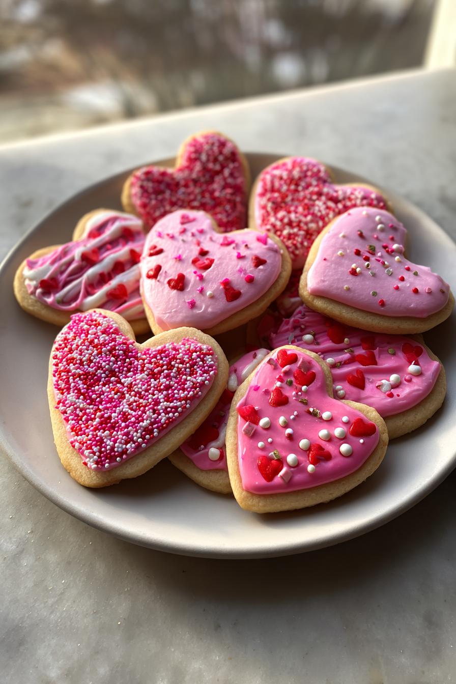gluten-free Valentine cookies