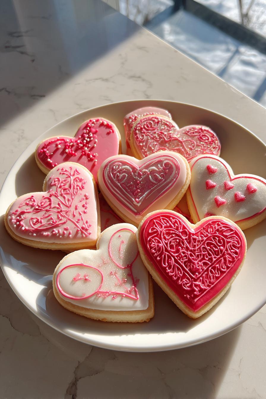 last-minute Valentine cookies