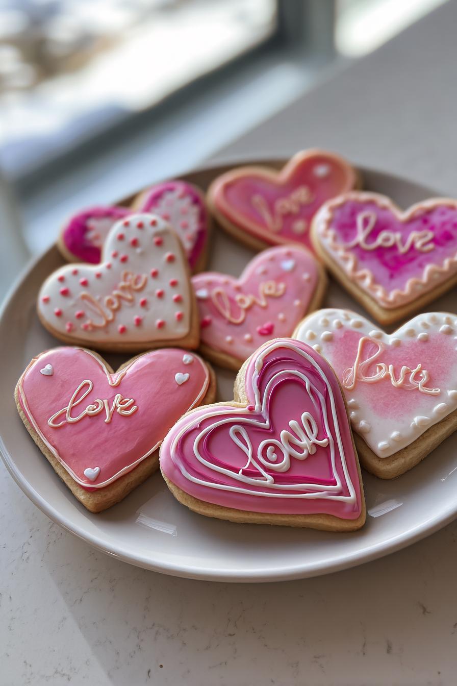 love letter cookies