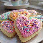 soft Valentine sugar cookies