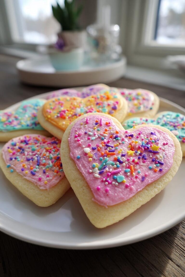 soft Valentine sugar cookies